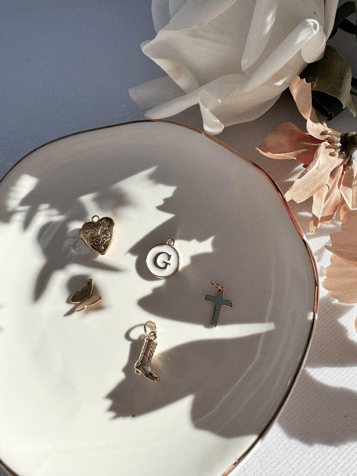 Pearl Charm Necklace Chain