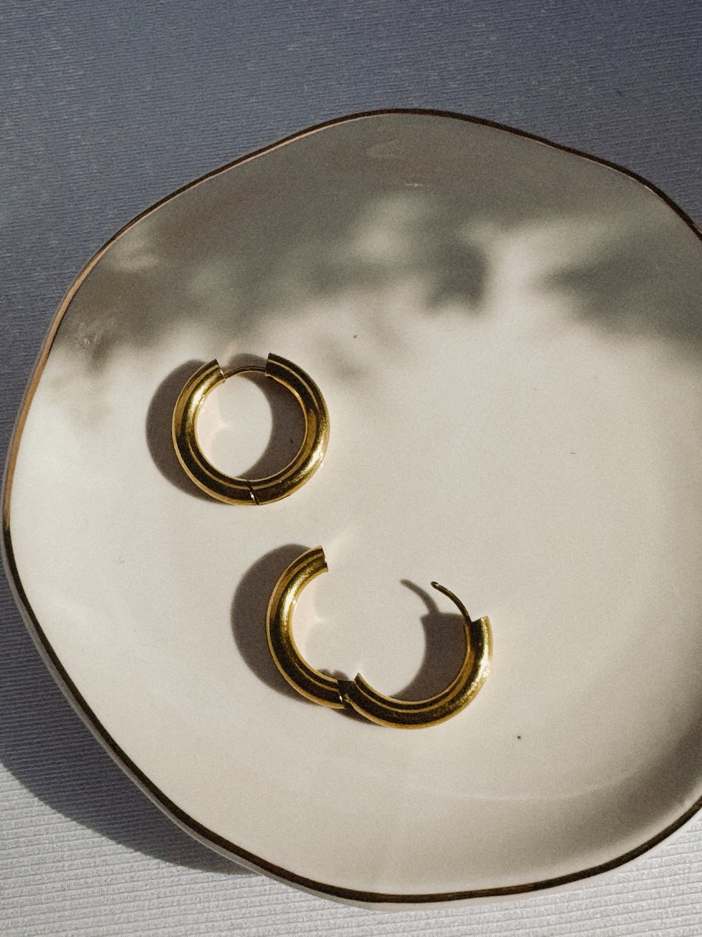 Magdalene Double Pearl Hoops