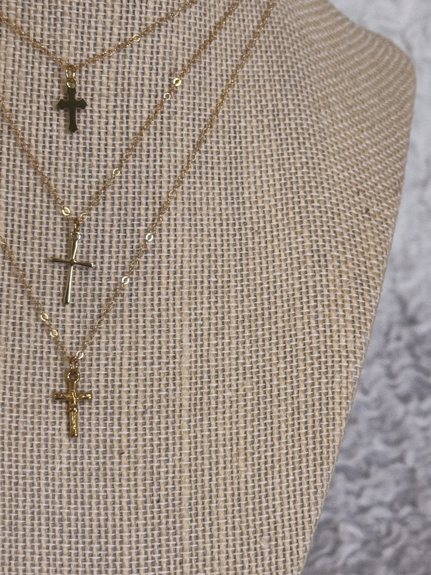 Tiny Cross Necklace