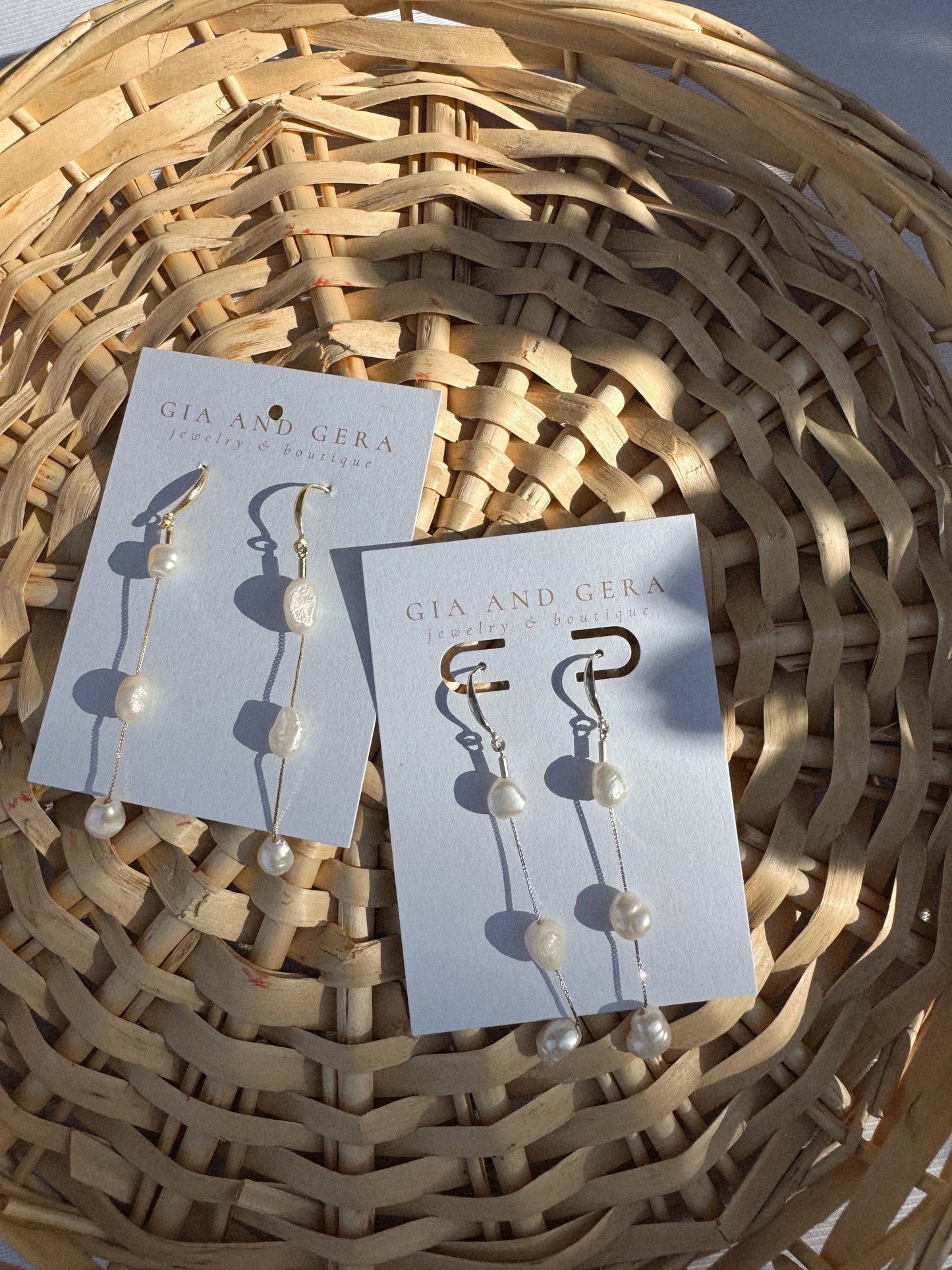Anastasia Pearl Drop Earrings