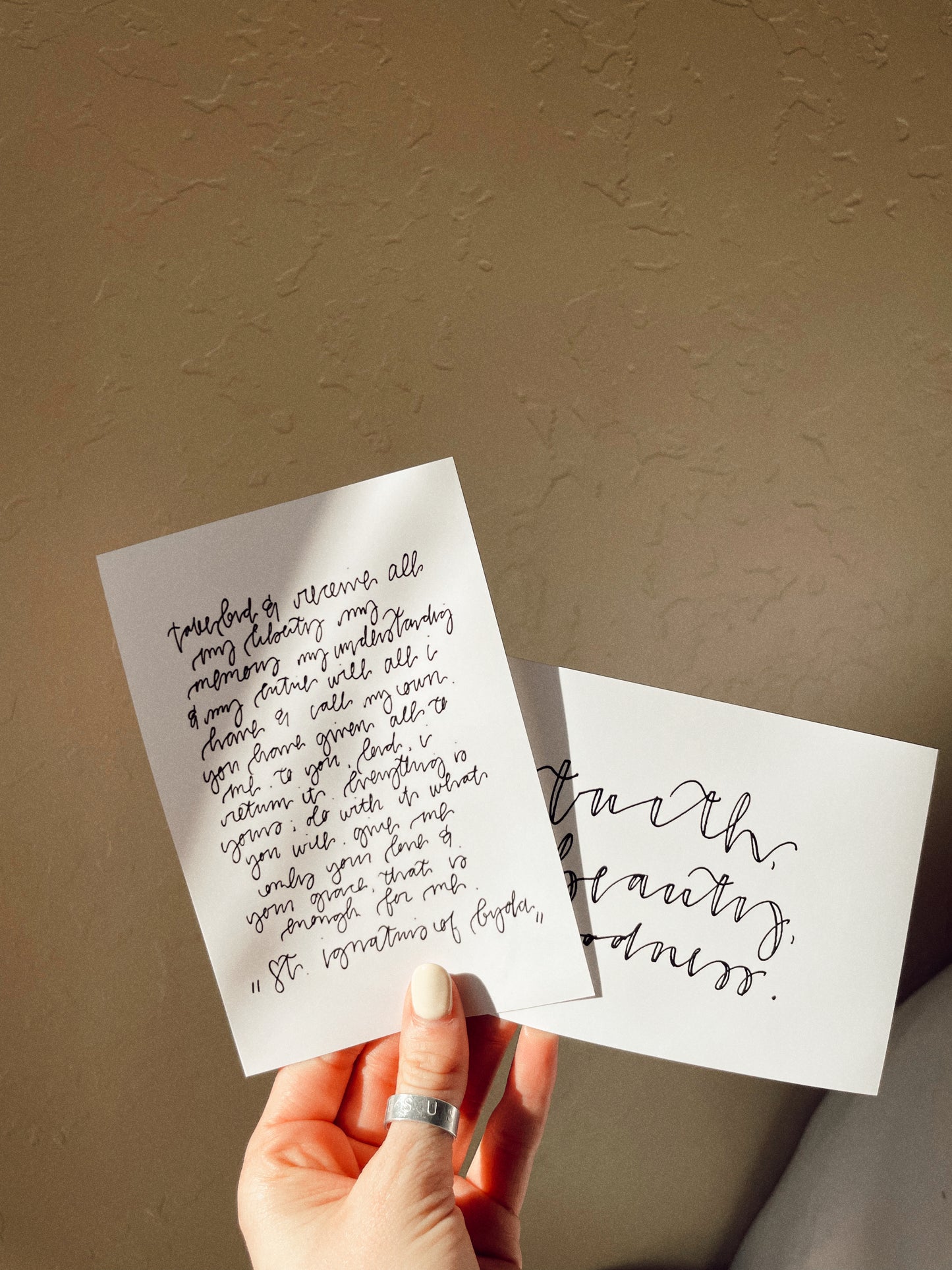 'Truth, Beauty, Goodness' Print