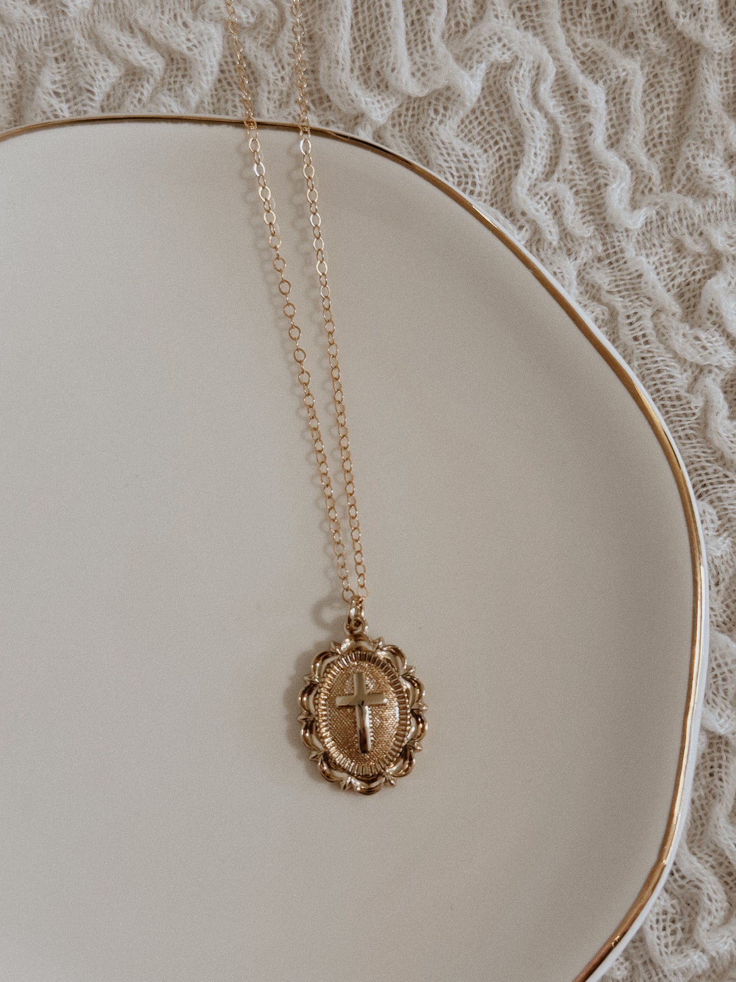 Vintage Cross Necklace