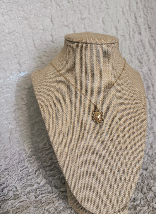 Vintage Cross Necklace