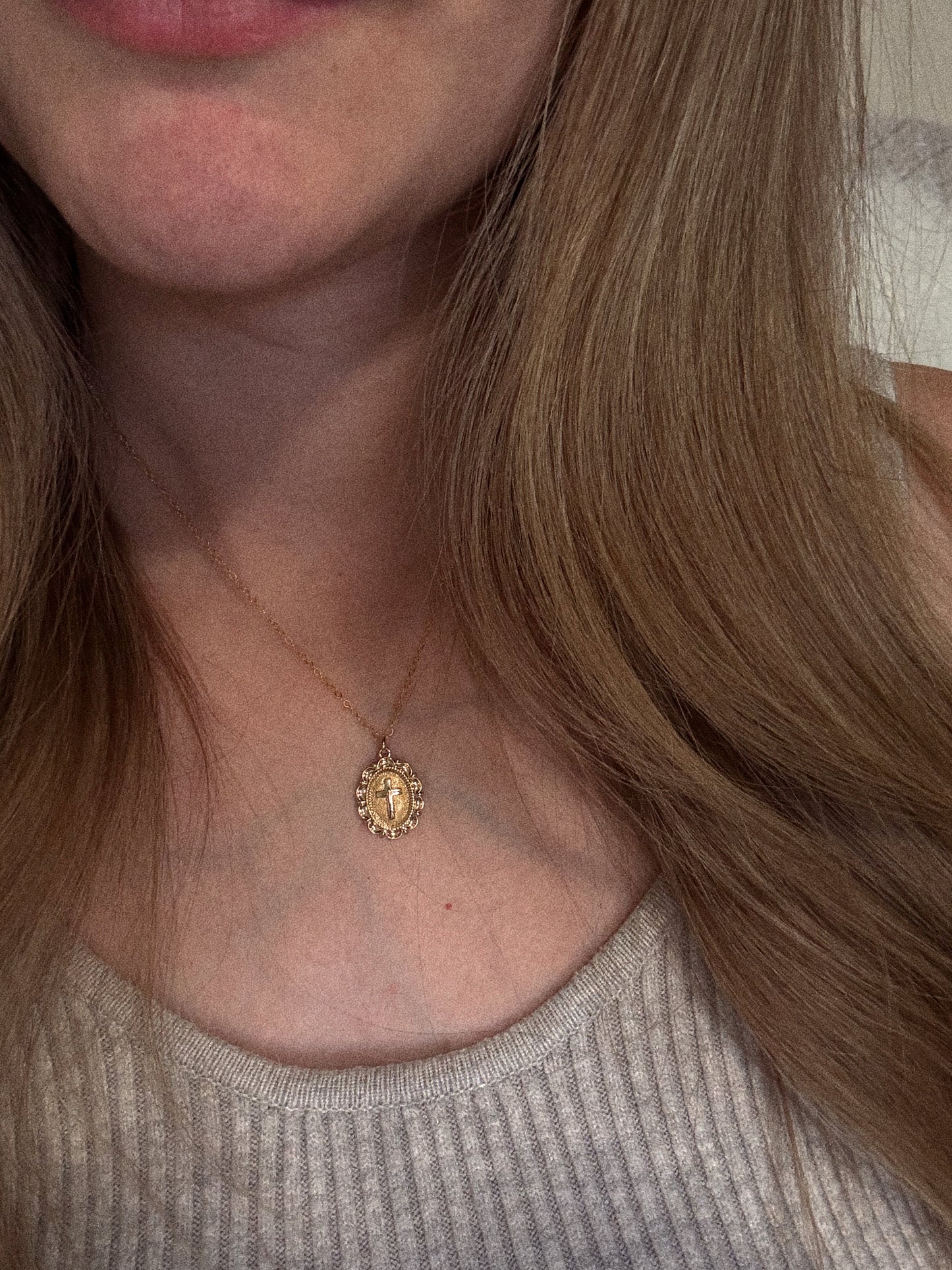 Vintage Cross Necklace